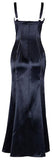 Black Satin Stretch Gown