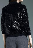 Black Sequin Jacket - DESIGNER INSPIRED FASHIONS