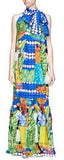 'Sordone' Printed Halter Maxi Dress - DESIGNER INSPIRED FASHIONS