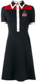 Rose Embroidered Polo Dress - DESIGNER INSPIRED FASHIONS