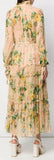 Neck-Tie Ruffle Silk Dress | DESIGNER INSPIRED FASHIONS