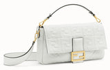 Baguette Large Leather Bag - Pink, White, Black | DESIGNER INSPIRED FASHIONS