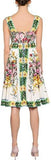 Bouquet Printed Dress - DESIGNER INSPIRED FASHIONS
