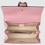 Dionysus Embroidered Leather Top Handle Bag, Pink - DESIGNER INSPIRED FASHIONS