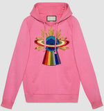 Embroidered Hooded Sweatshirt - DESIGNER INSPIRED FASHIONS