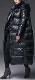 Black Oversized Long Puffer Coat
