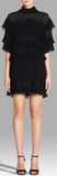 'Piana' Pleated-Ruffled Mini Dress - DESIGNER INSPIRED FASHIONS