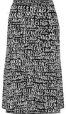 Logo Intarsia Knit Midi Skirt | DESIGNER INSPIRED FASHIONS