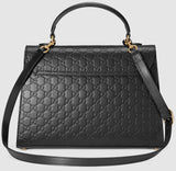 Padlock GG Signature Top-Handle Leather Bag - (Black, Red, Pink) - DESIGNER INSPIRED FASHIONS