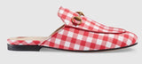 Princetown Check Fabric Slipper