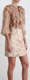 'Bowerbird' Ruffled Blouse & Corselet Skirt Set