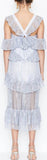 'Melody' Periwinkle Midi Dress - DESIGNER INSPIRED FASHIONS
