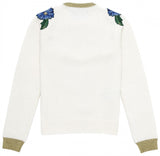 Bird Applique Knit Sweater - DESIGNER INSPIRED FASHIONS