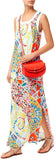 Printed Long Cady Dress - DESIGNER INSPIRED FASHIONS