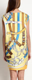 'Cavalcadour' Silk Shift Dress - DESIGNER INSPIRED FASHIONS