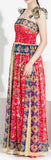 Floral & Tile Print Sun Dress - DESIGNER INSPIRED FASHIONS