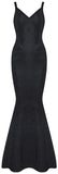'Kaira' Bandage Maxi Dress-Black - DESIGNER INSPIRED FASHIONS