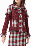 Checkered Tweed Jacket