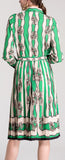 Printed Blouse & Skirt Set
