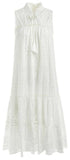 Eyelet Patio Dress - Yellow, Black or White - DESIGNER INSPIRED FASHIONS