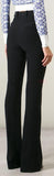 Flared-Leg Dress Pants-Black - DESIGNER INSPIRED FASHIONS