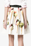 Gelato (Ice Cream) Print Off-the-Shoulder Top & Skirt Set