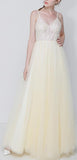 Long Sequin Tulle Gown - DESIGNER INSPIRED FASHIONS