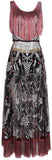 Embroidered Fringed Dress