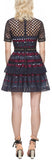 Hexagon Lace Mini Dress - DESIGNER INSPIRED FASHIONS