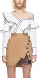 Frill Shirt, White - DESIGNER INSPIRED FASHIONS