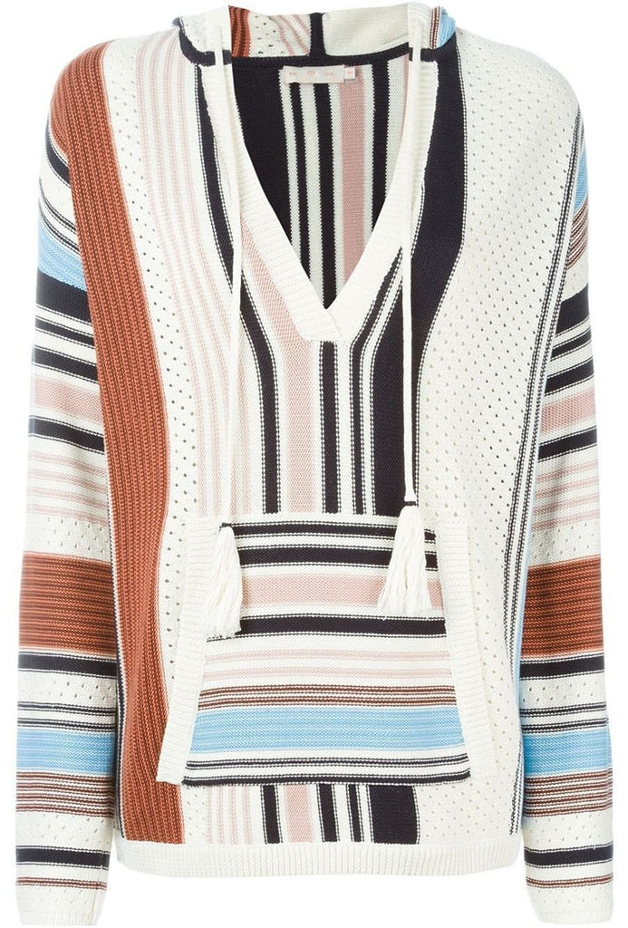 Striped Hooded Jumper - DESIGNER INSPIRED FASHIONS
