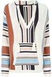 Striped Hooded Jumper - DESIGNER INSPIRED FASHIONS
