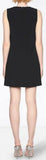 Star-Embellished Cady Mini Dress, Black