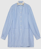 Striped Oversize Cotton Shirt