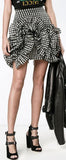 Gingham Ruffle Mini Skirt - DESIGNER INSPIRED FASHIONS