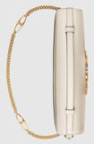 Zumi Smooth Leather Small Shoulder Bag - Black or White