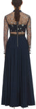 Star Tulle Embellished Maxi Dress