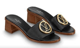 Lock it Heel Mules - Light Brown or Black
