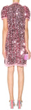 Pink Sequin Embellished Dress - DESIGNER INSPIRED FASHIONS