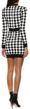 Jacquard Knit Dress