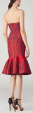 Abstract Geo Jacquard Mermaid Dress