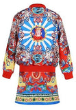 'Carretto' Print Jacket & Dress Set - DESIGNER INSPIRED FASHIONS