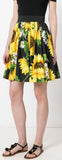 Sunflower Print Skirt
