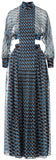 Broken Circle Print Dress - DESIGNER INSPIRED FASHIONS
