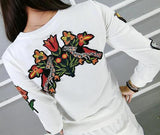 'L'aveugle Par Amour' Embroidered Tracksuit - (White, Pink, Red, Blue, Black) - DESIGNER INSPIRED FASHIONS