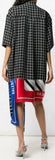 Foulard Print Shirt-Dress