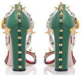'Malin' Spike Leather Sandals - DESIGNER INSPIRED FASHIONS