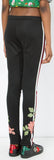 Jersey Floral-Embroidered Stirrup Trousers