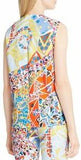 Celeste-Multi Sleeveless Mosaic Print Silk Top-Emilio Pucci - DESIGNER INSPIRED FASHIONS