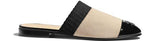 Knit and Patent Calfskin Leather Mules | DESIGNER INSPIRED FASHIONS